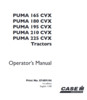 Thumbnail Case IH Puma CVX 165 180 195 210 225 Operators Manual