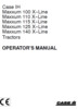 Thumbnail Case IH Maxxum 100 110 115 125 140 X-line Manual Operators