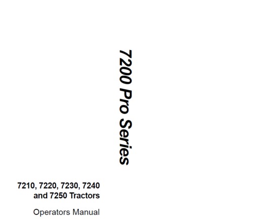 Product picture Case 7200 7210 7220 7230 7240 7250 Operators Manual owner Ih